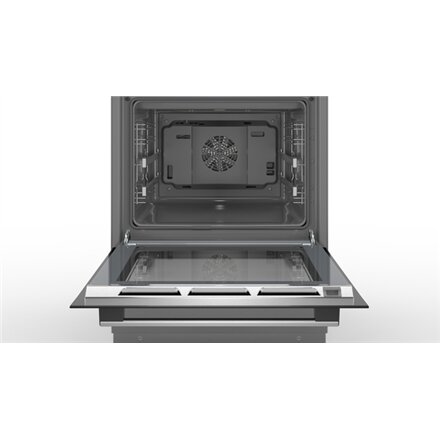 Bosch , Cooker , HLS79Y351U Series 6 , Hob type Induction , Oven type Electric , Stainless Steel , Width 60 cm , Depth 60 cm , Grilling , LCD , Energy efficiency class A , 63 L