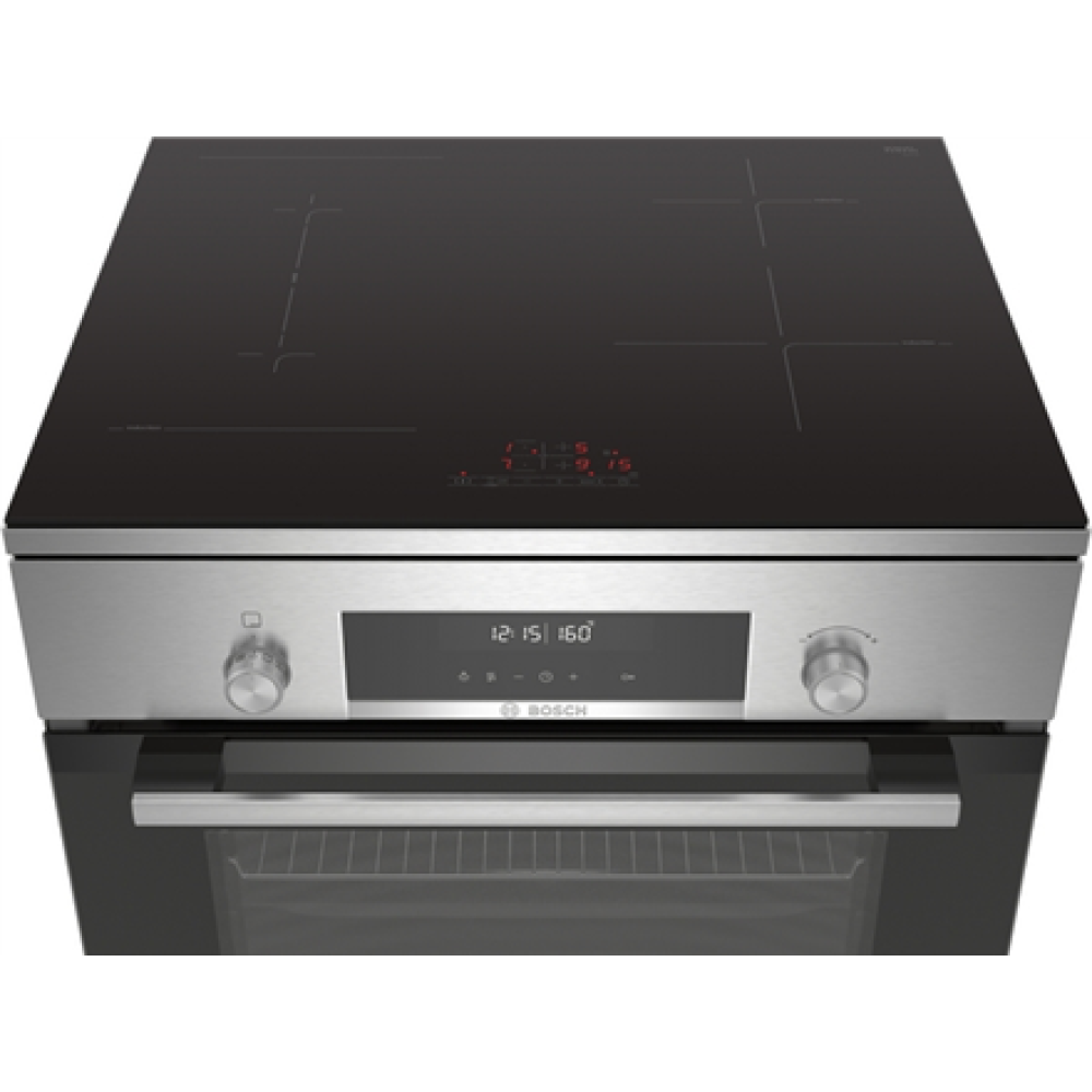 Bosch , Cooker , HLS79Y351U Series 6 , Hob type Induction , Oven type Electric , Stainless Steel , Width 60 cm , Grilling , LCD , Depth 60 cm , 63 L