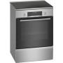 Bosch , Cooker , HLS79Y351U Series 6 , Hob type Induction , Oven type Electric , Stainless Steel , Width 60 cm , Depth 60 cm , Grilling , LCD , Energy efficiency class A , 63 L