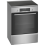 Bosch , Cooker , HLS79Y351U Series 6 , Hob type Induction , Oven type Electric , Stainless Steel , Width 60 cm , Grilling , LCD , Depth 60 cm , 63 L