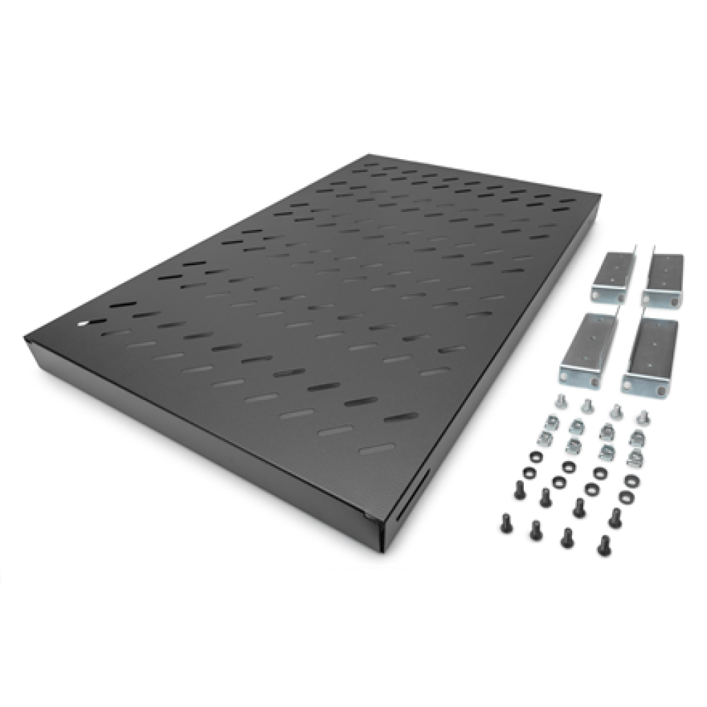 Digitus Shelf with Variable Rails for Fixed Mounting in 483 mm (19) Cabinets , DN-97649