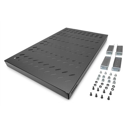 Digitus Shelf with Variable Rails for Fixed Mounting in 483 mm (19) Cabinets , DN-97649
