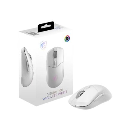 MSI VERSA 300 WIRELESS WHITE , Wireless , 2.4 GHz, Bluetooth, USB 2.0