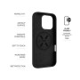 Fixed Back cover , Apple , iPhone 17 Pro , Liquid silicon , Black , MagFlow