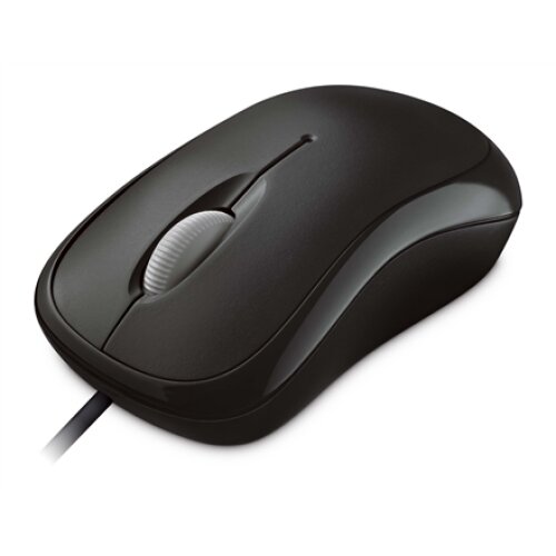 Microsoft 4YH-00007 Basic Optical Mouse for Business 1.83 m, Black, USB