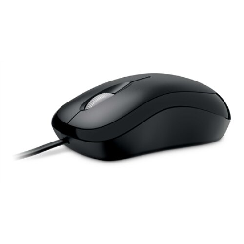 Microsoft 4YH-00007 Basic Optical Mouse for Business 1.83 m, Black, USB