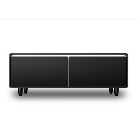 Caso , Lounge-Table with cooling compartments, sound bar and charging option , Sound and Cool , Energy efficiency class F , Free standing , Black