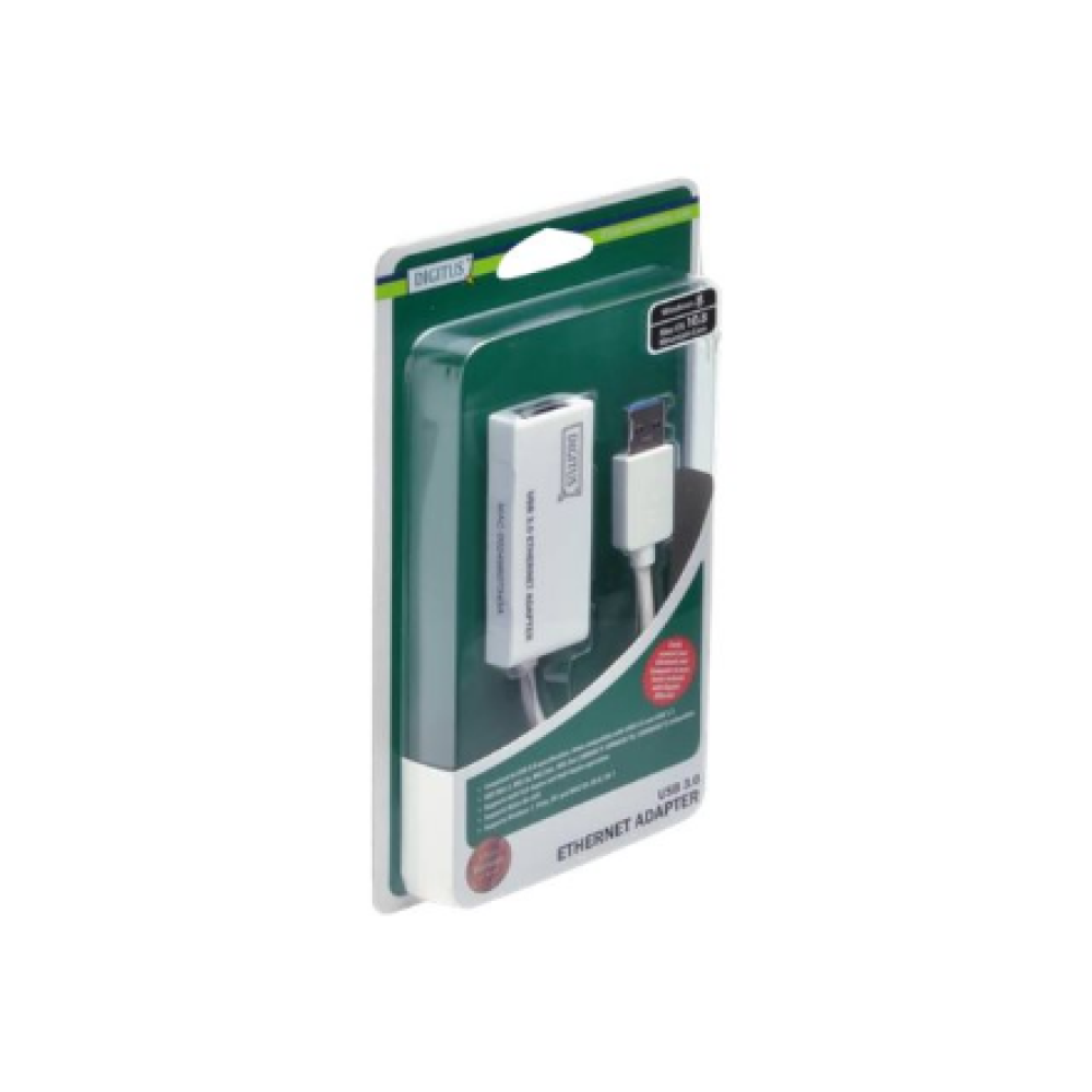 Digitus , USB 3.0 to Gigabit Ethernet Adapter USB-A Male, 10/100/1000 Mbps , DN-3023 , Network Adapter