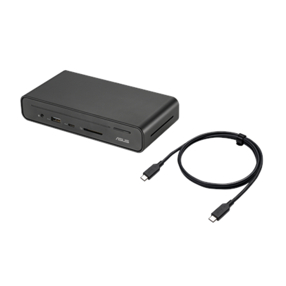 Asus Triple Display USB-C Dock Duo DC301 Duo , 90XB0A5N-BDS010 , Ethernet LAN (RJ-45) ports 1 , DisplayPorts quantity 2 , HDMI ports quantity 1
