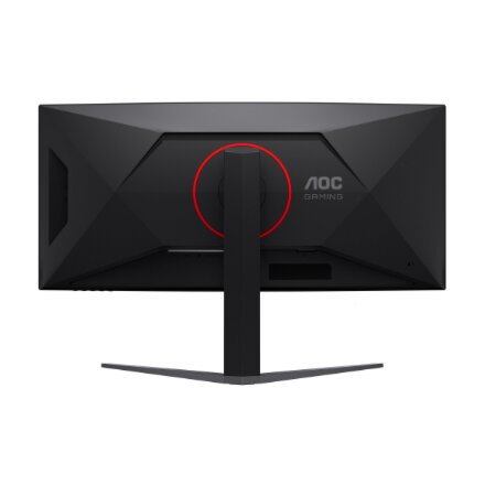 AOC , CU34G4CA , 34 , Fast VA , WQHD , 21:9 , 180 Hz , 1 ms , 3440 x 1440 pixels , 450 cd/m² , HDMI ports quantity 2 , Black