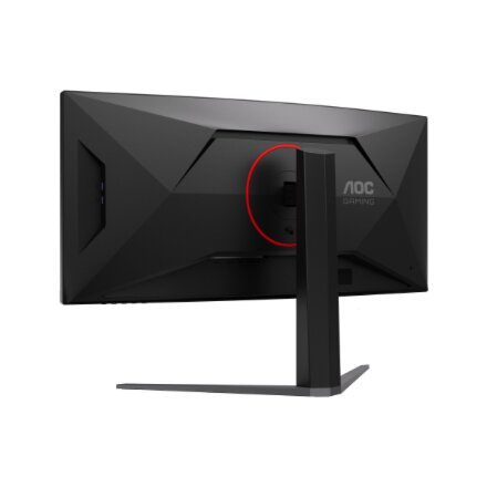 AOC , CU34G4CA , 34 , Fast VA , WQHD , 21:9 , 180 Hz , 1 ms , 3440 x 1440 pixels , 450 cd/m² , HDMI ports quantity 2 , Black