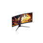 AOC , CU34G4CA , 34 , Fast VA , WQHD , 21:9 , 180 Hz , 1 ms , 3440 x 1440 pixels , 450 cd/m² , HDMI ports quantity 2 , Black