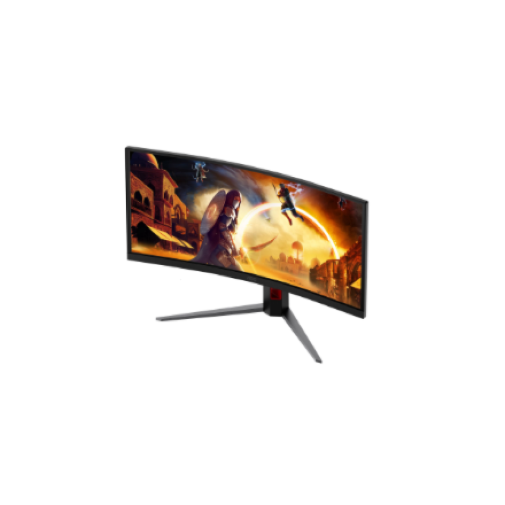 AOC CU34G4CA , 34 , Fast VA , WQHD , 21:9 , 180 Hz , 1 ms , 3440 x 1440 pixels , 450 cd/m² , HDMI ports quantity 2 , Black