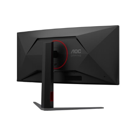 AOC , CU34G4CA , 34 , Fast VA , WQHD , 21:9 , 180 Hz , 1 ms , 3440 x 1440 pixels , 450 cd/m² , HDMI ports quantity 2 , Black