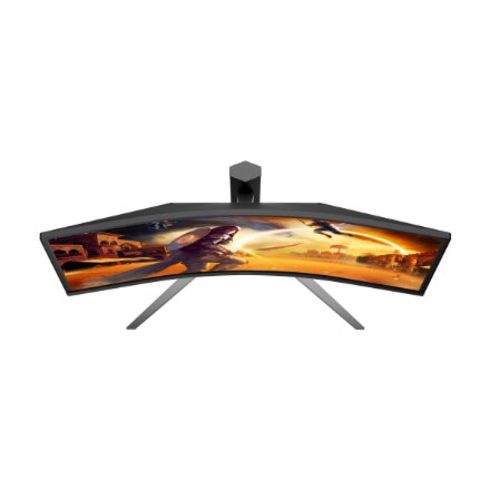 AOC , CU34G4CA , 34 , Fast VA , WQHD , 21:9 , 180 Hz , 1 ms , 3440 x 1440 pixels , 450 cd/m² , HDMI ports quantity 2 , Black