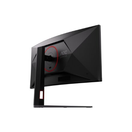 AOC , CU34G4CA , 34 , Fast VA , WQHD , 21:9 , 180 Hz , 1 ms , 3440 x 1440 pixels , 450 cd/m² , HDMI ports quantity 2 , Black