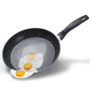 Stoneline , 6937 , Pan Set of 2 , Frying , Diameter 24/28 cm , Suitable for induction hob , Fixed handle , Anthracite
