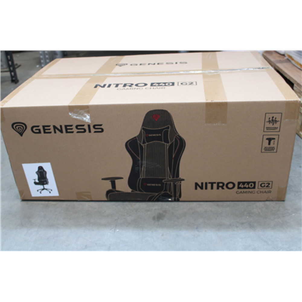 SALE OUT. Genesis Gaming Chair Nitro 440 G2 Black , DAMAGED PACKAGING , 24 month(s)