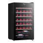 Midea Wine Cooler , MDRW150FGG22W , Energy efficiency class Class G , Free standing , Bottles capacity 34 , Black