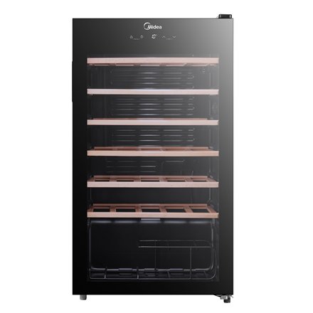 Midea Wine Cooler , MDRW150FGG22W , Energy efficiency class Class G , Free standing , Bottles capacity 34 , Black