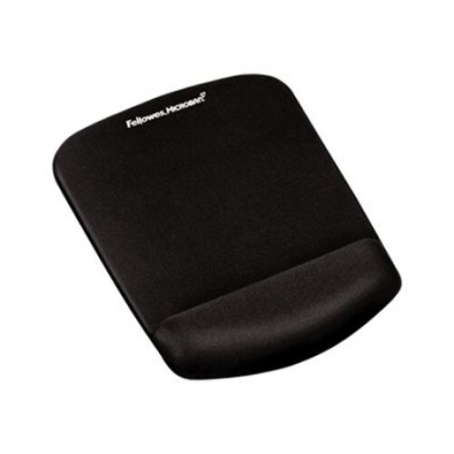 Fellowes , Mouse pad with wrist support PlushTouch , Mouse pad with wrist pillow , 238 x 184 x 25.4 mm , Black