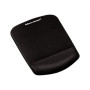 Fellowes , Mouse pad with wrist support PlushTouch , Mouse pad with wrist pillow , 238 x 184 x 25.4 mm , Black