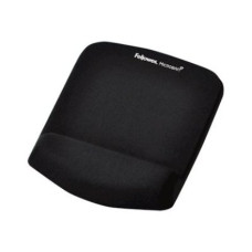 Fellowes , Mouse pad with wrist support PlushTouch , Mouse pad with wrist pillow , 238 x 184 x 25.4 mm , Black