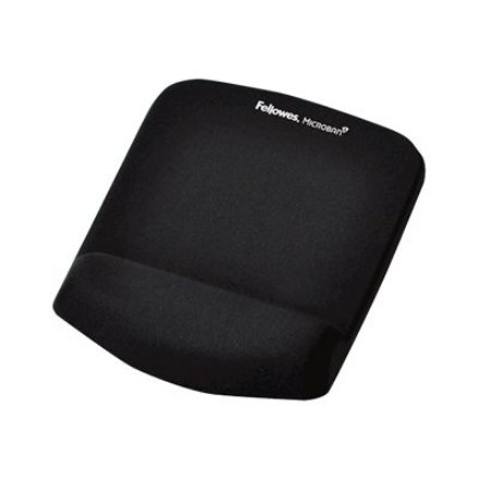 Fellowes , Mouse pad with wrist support PlushTouch , Mouse pad with wrist pillow , 238 x 184 x 25.4 mm , Black