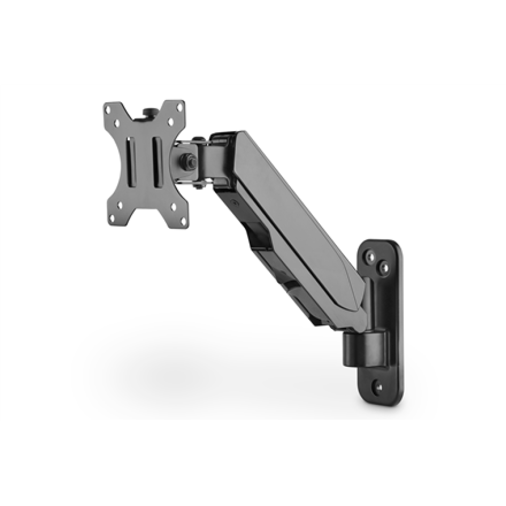 Digitus Wall mount , DA-90396 , Adjustable Height, Rotate, Tilt , 17-32 , Maximum weight (capacity) 8 kg , Black