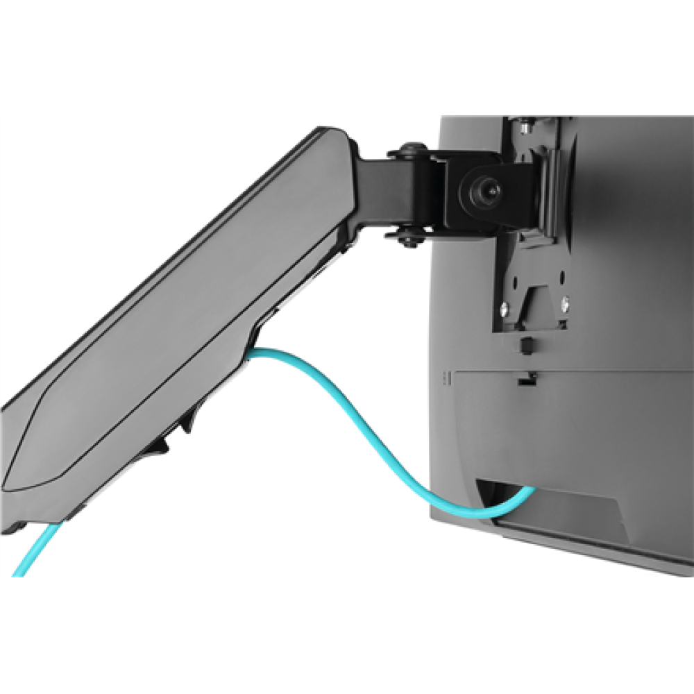 Digitus Wall mount , DA-90396 , Adjustable Height, Rotate, Tilt , 17-32 , Maximum weight (capacity) 8 kg , Black