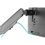 Digitus Wall mount , DA-90396 , Adjustable Height, Rotate, Tilt , 17-32 , Maximum weight (capacity) 8 kg , Black