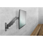 Digitus Wall mount , DA-90396 , Adjustable Height, Rotate, Tilt , 17-32 , Maximum weight (capacity) 8 kg , Black
