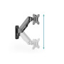 Digitus Wall mount , DA-90396 , Adjustable Height, Rotate, Tilt , 17-32 , Maximum weight (capacity) 8 kg , Black