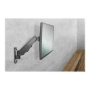Digitus Wall mount , DA-90396 , Adjustable Height, Rotate, Tilt , 17-32 , Maximum weight (capacity) 8 kg , Black