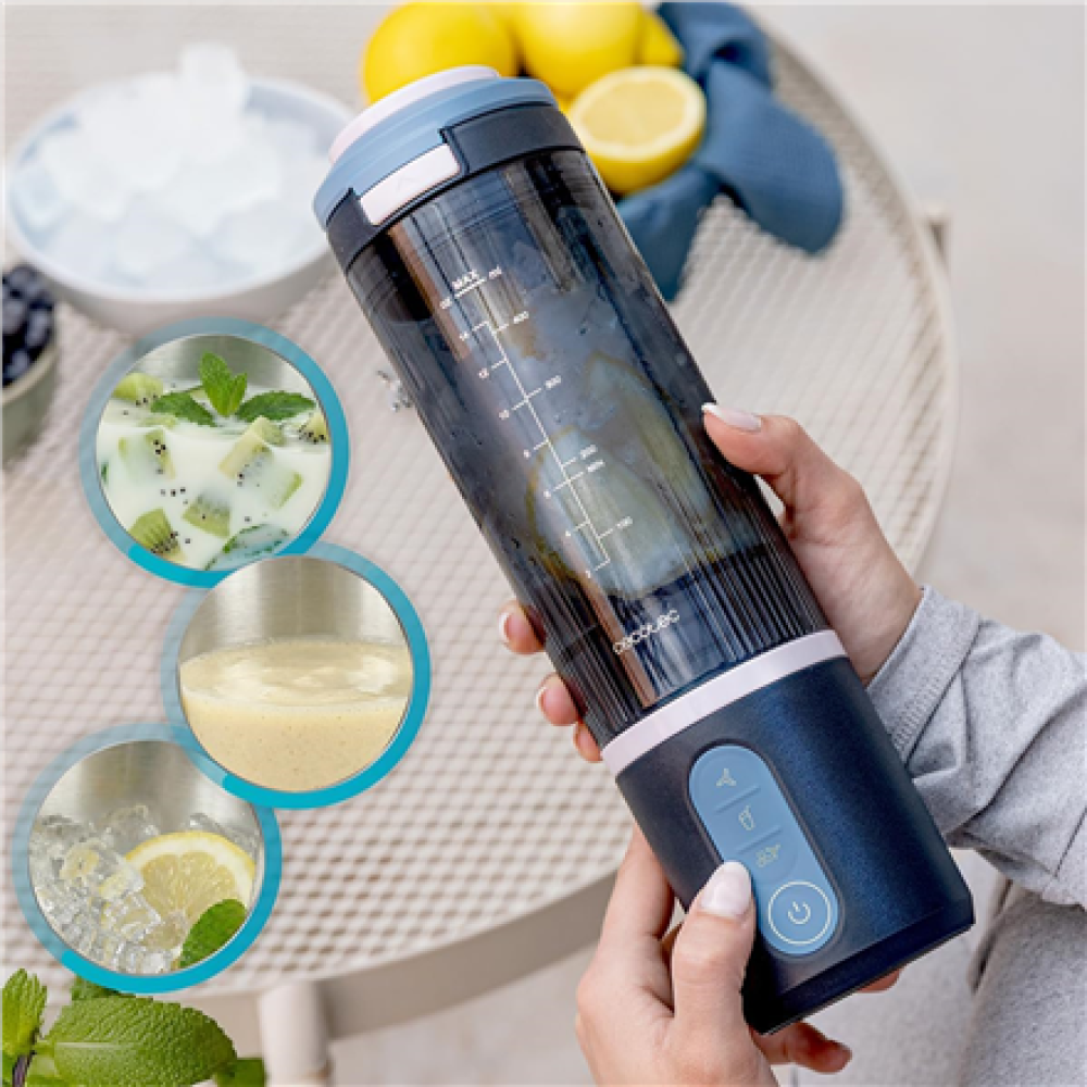 Cecotec Blender , Power Titanium Shake2Go , Portable , 180 W , Jar material BPA-free , Jar capacity 0.6 L , Lagoon