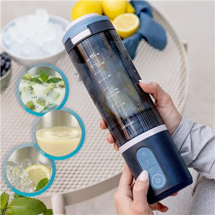 Cecotec Blender , Power Titanium Shake2Go , Portable , 180 W , Jar material BPA-free , Jar capacity 0.6 L , Lagoon