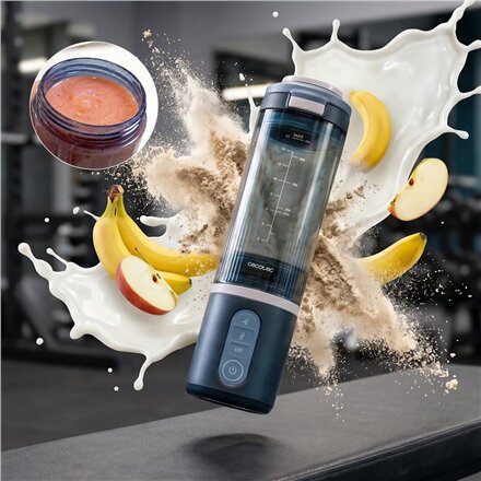 Cecotec Blender , Power Titanium Shake2Go , Portable , 180 W , Jar material BPA-free , Jar capacity 0.6 L , Lagoon