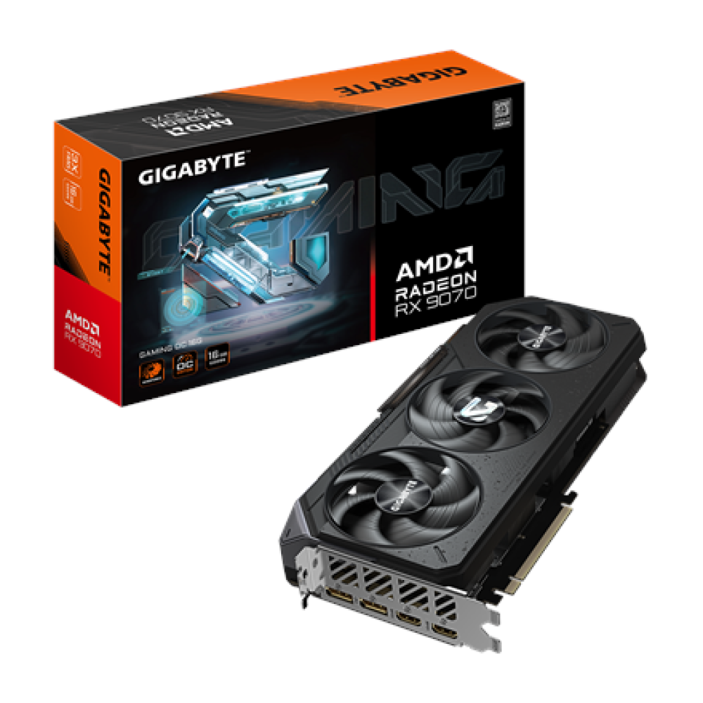 Gigabyte Radeon RX 9070 GAMING OC 16G , AMD , 16 GB , Radeon RX 9070 , HDMI ports quantity 2 , PCI-E 5.0