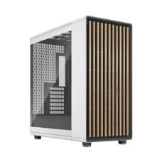 Fractal Design Computer Case , North XL , Chalk White TG Clear , ATX , Power supply included No