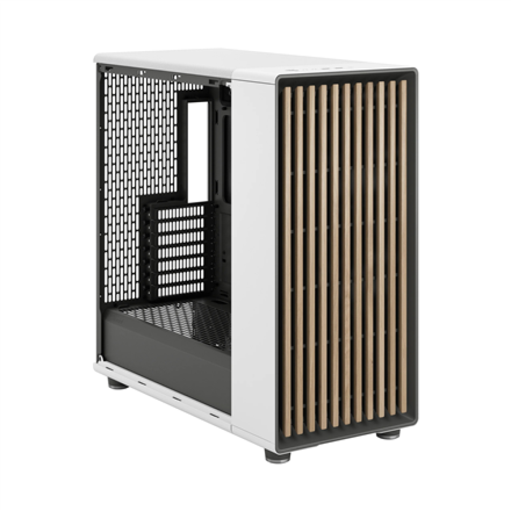 Fractal Design Computer Case , North XL , Chalk White TG Clear , ATX , Power supply included No