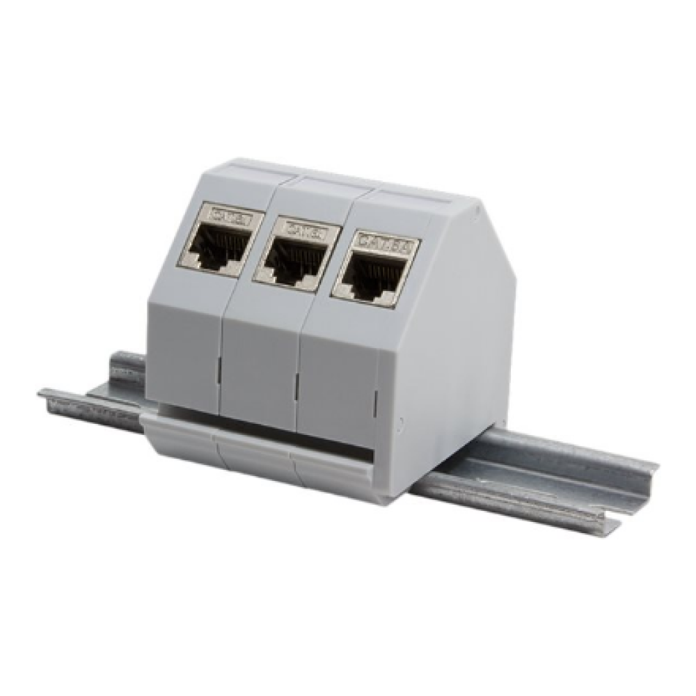 Logilink , DIN Rail Adapter for 1x RJ45 Keystone Module , MP0053