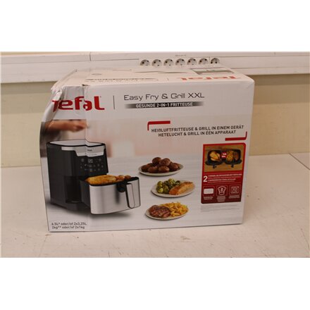 SALE OUT. Tefal Easy Fry & Grill XXL Fryer, Black/Stainless Steel , TEFAL Easy Fry and Grill XXL Fryer , EY801D , Power 1830 W , Capacity 6.5 L , Black/Stainless Steel , DAMAGED PACKAGING