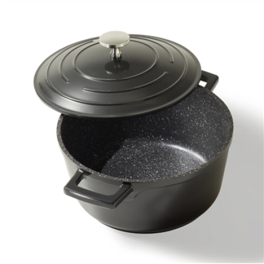 Stoneline Roaster 2.6 L 20 cm Black Lid included