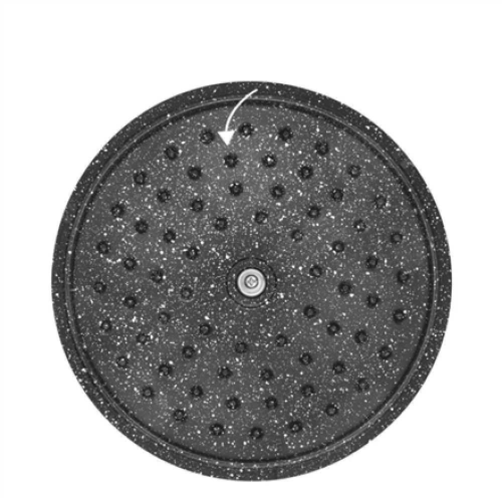 Stoneline Roaster 2.6 L 20 cm Black Lid included