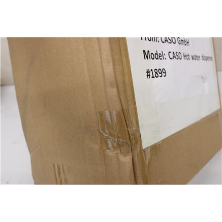 SALE OUT. Caso 01899 Hot Water Dispenser NOT ORIGINAL PACKAGING, SCRATCHED, DEMO , SALE OUT. , Caso NOT ORIGINAL PACKAGING, SCRATCHED, MISSING MANUAL