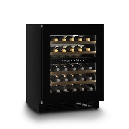 Caso , Wine Cooler , WineDeluxe WDU 36 , Energy efficiency class F , Built-in , Bottles capacity 36 , Cooling type Compressor technology , Black