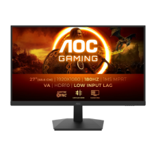 AOC 27G15N2 , 27 , VA , FHD , 16:9 , 180 Hz , 1 ms , 1920 x 1080 pixels , 300 cd/m² , HDMI ports quantity 1 , Warranty 36 month(s)