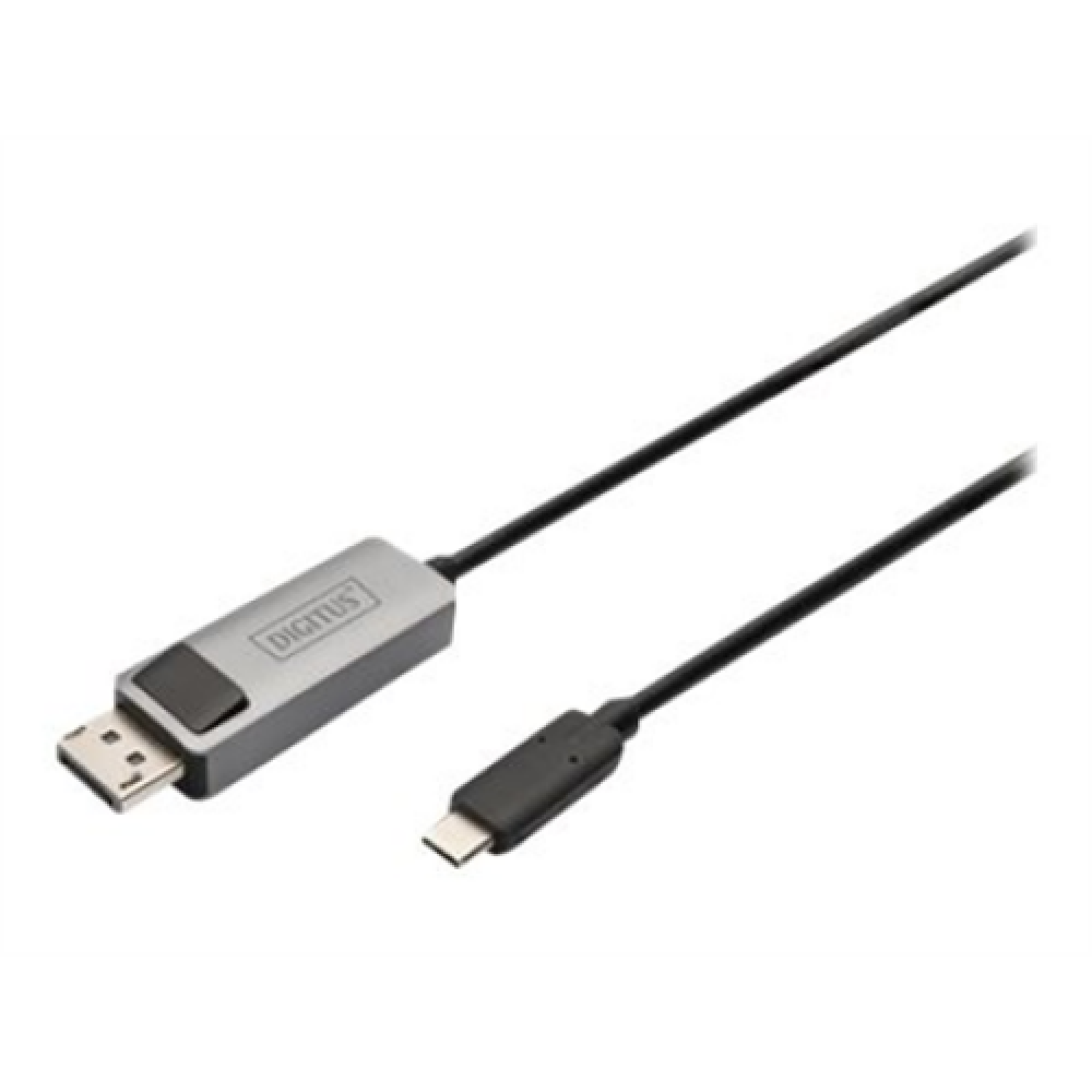 Digitus , Bi-directional Adapter Cable , DB-300334-020-S , USB-C to DP USB-C , Display Port
