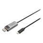 Digitus , Bi-directional Adapter Cable , DB-300334-020-S , USB-C to DP USB-C , Display Port