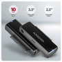 AXAGON USB-C 10Gbps FAST PORT X adapter for 2.5/3.5 SSD/HDD , ADSA-FPX